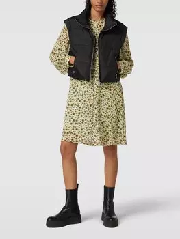 Платье длиной до колена с планкой на пуговицах, модель «Adalia» MSCH Copenhagen, кремовый