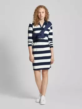 Платье длиной до колена с полосатым узором Tom Tailor Denim