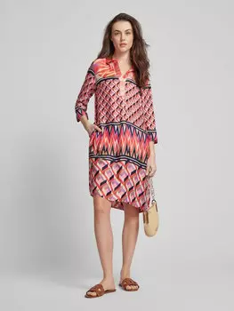 Платье длиной до колена с принтом по всей поверхности Betty Barclay, красный