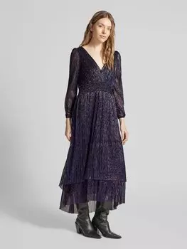 Платье длиной до колена с присборенными деталями, модель «ALTHEA» Pepe Jeans, черный