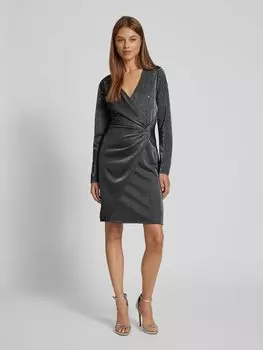 Платье длиной до колена с узлом monari, антрацит