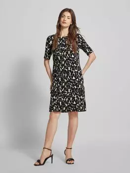 Платье длиной до колена с узором по всей поверхности Betty Barclay, черный