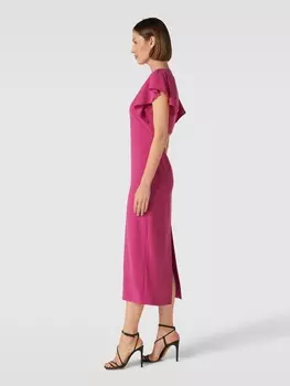 Платье длиной до колена с вырезом на спине модель ABITO Patrizia Pepe, розовый