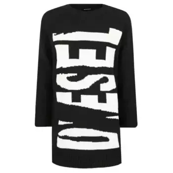 Платье Длогокса с добавлением шерсти. Diesel, черный