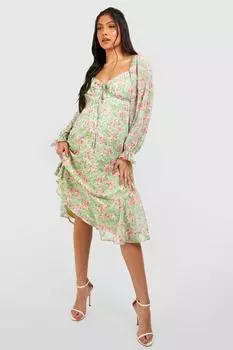 Платье для беременных Boohoo, зеленый