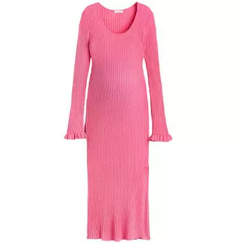 Платье для беременных H&amp;M Mama Rib-knit, розовый