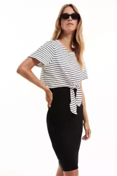 Платье для беременных и кормящих мам H&M, черный