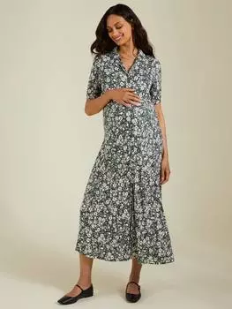 Платье для беременных с принтом miranda ditsy Isabella Oliver, цвет Forest/Multi