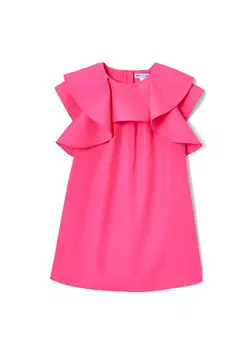 Платье для девочек с рюшами и рукавами Jacadi Paris