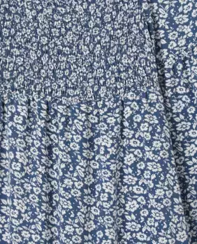 Платье для девочек со сборками и рукавами-колокольчиками Levi's, синий