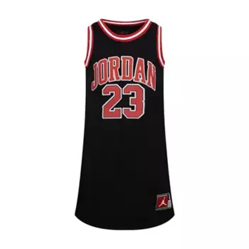 Платье для девочки 23 Трикотажное платье Jordan, черный/красный