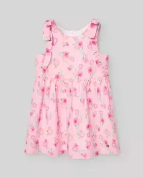Платье для девочки без рукавов с цветочным принтом PAZ Rodrguez, розовый