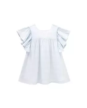 Платье для девочки из бамбулы Dadati, светло-синий