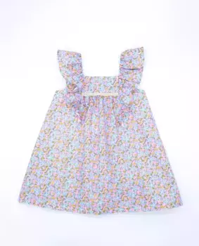 Платье для девочки из хлопка с принтом Fina Ejerique, многоцветный