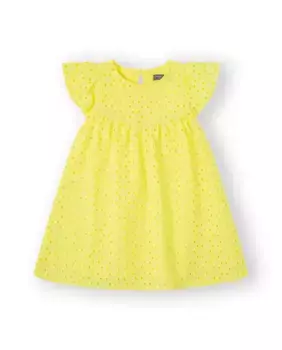 Платье для девочки из хлопка желтого цвета Canada House, жёлтый