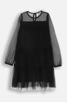 Платье для девочки из крокодила Coccodrillo, черный