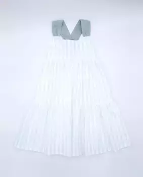 Платье для девочки из органического хлопка с принтом Fina Ejerique, зеленый