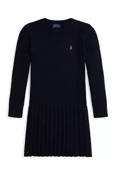 Платье для девочки Polo Ralph Lauren, темно-синий