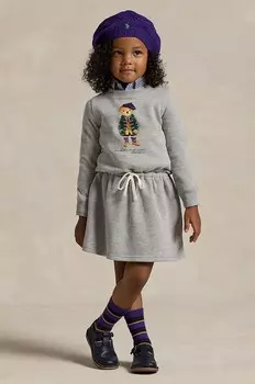Платье для девочки Polo Ralph Lauren, серый