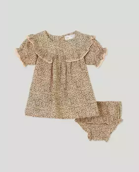 Платье для девочки с цветами Baby El Corte Ingls, зеленый