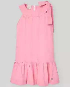 Платье для девочки с галстуком на плече Гвоздика PAZ Rodrguez, цвет Rosa
