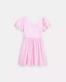Платье для девочки с короткими рукавами Polo Ralph Lauren, цвет Rosa