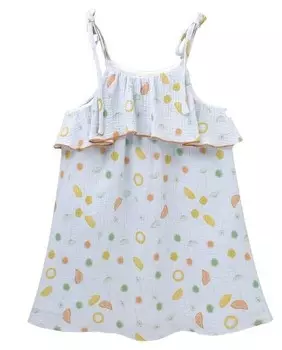 Платье для девочки с принтом Dadati, светло-синий