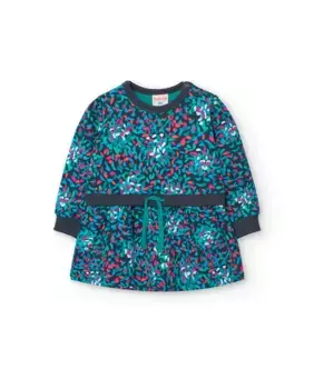 Платье для девочки с принтом и регулируемой талией Boboli, мультиколор