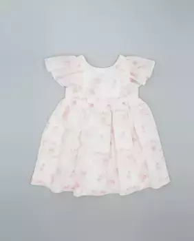 Платье для девочки с принтом и рюшами Fina Ejerique, цвет Salmn