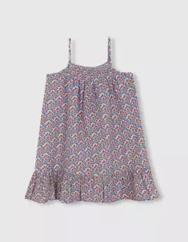 Платье для девочки с принтом и бретельками Gocco, мультиколор