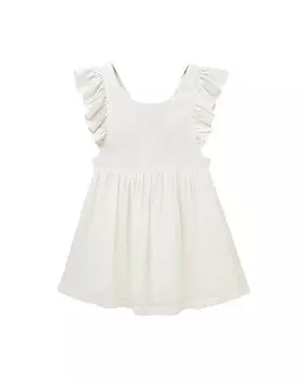 платье для девочки с рюшами Dadati, белый
