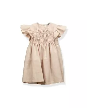 Платье для девочки с рюшами и рюшами BABID, розовый