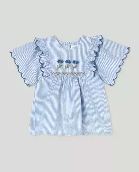 Платье для девочки с вышивкой Baby El Corte Ingls, синий