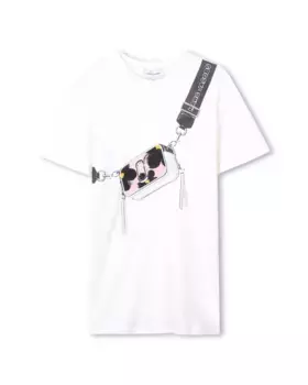 Платье для девочки в разноцветном хлопковом цвете Marc Jacobs, многоцветный