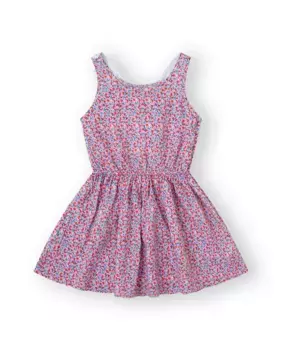 Платье для девочки в розовом цвете с цветочным принтом Canada House, цвет Rosa