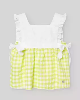 Платье для девочки в сочетании с бантами Top PAZ Rodrguez, жёлтый