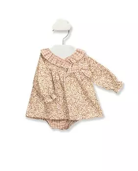 Платье для девочки в стиле Хесусито с цветочным принтом BABID, розовый