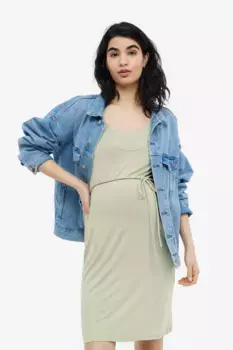 Платье для кормления H&M, зеленый