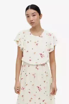Платье для кормления из крепа H&M, бежевый