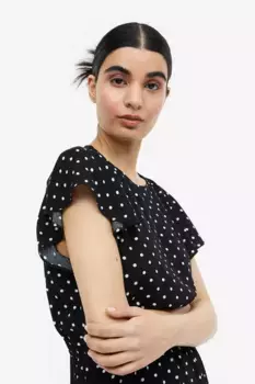Платье для кормления из крепа H&M, черный