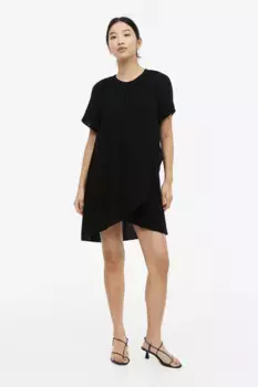Платье для кормления из крепа H&M, черный