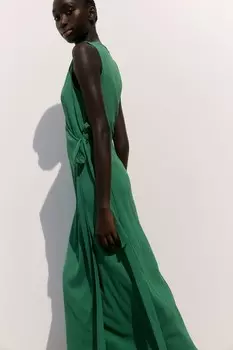 Платье для кормления мамы с запахом H&M, зеленый