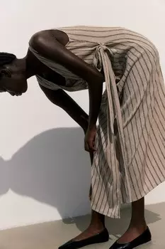Платье для кормления мамы с запахом H&M, бежевый
