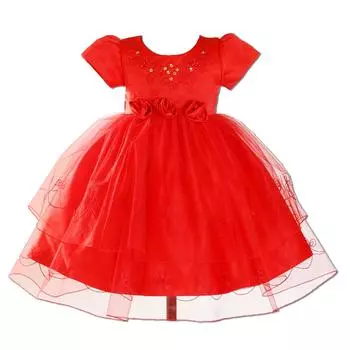 Платье для крещения с цветочным принтом Cinda, мультиколор