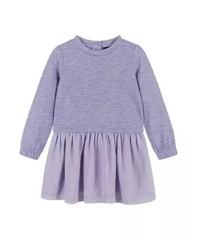 Платье для маленьких девочек Purple Heart Two-Fer Andy & Evan, фиолетовый