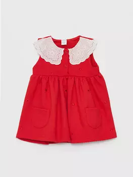 Платье для маленьких девочек с вышивкой на воротнике Bebe LCW baby