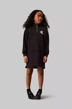 Платье для маленькой девочки Calvin Klein Jeans, черный