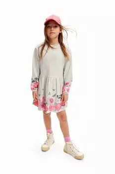 Платье для маленькой девочки Desigual, бежевый