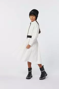 Платье для маленькой девочки Карла Лагерфельда Karl Lagerfeld, белый