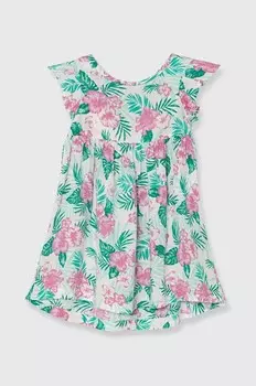 Платье для маленькой девочки United Colors of Benetton, зеленый